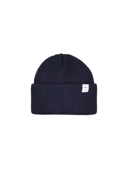 Makia Merino Beanie Blue Unisex Nakrycia głowy Makia Size: One size niebieski