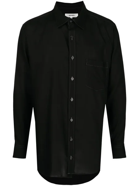 Długa koszula Sulvam czarna