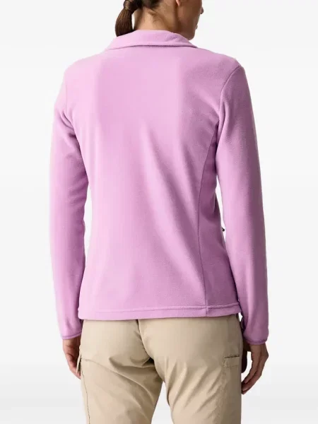 Hanorac cu fermoar Jack Wolfskin cu autograf violet