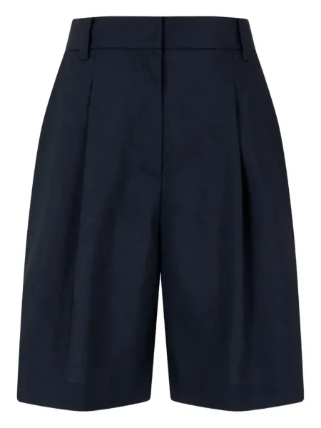 Pantaloni scurți Studio Tomboy plisate albastru