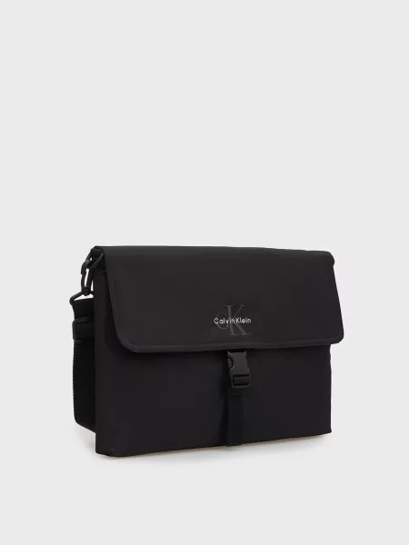 Сумка для ноутбука Calvin Klein с ремешками черная