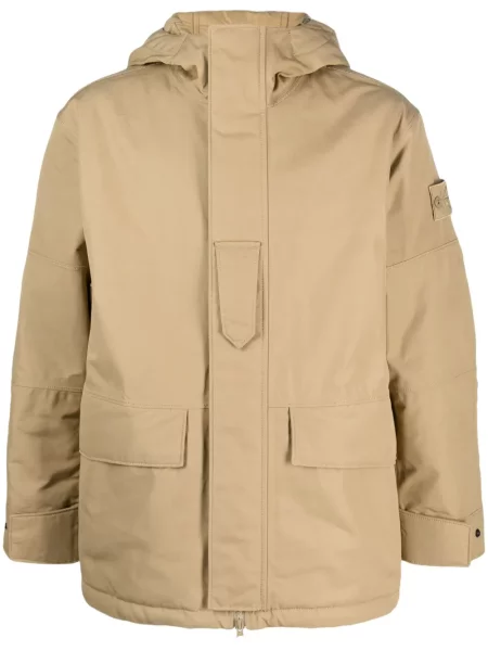 Geacă Stone Island cu glugă cu strasuri