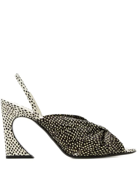 Sandale Fendi cu imagine negru