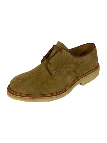 Derby Tricker's zamszowy beżowy