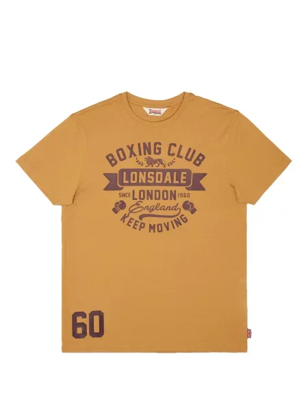 LONSDALE Tricou GRUTING galben roșu