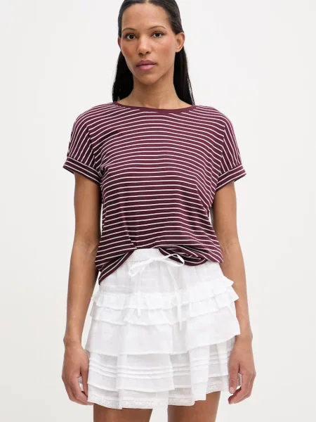 Marc O'Polo T-shirt bordowa