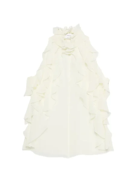 Bluza Alexander Mcqueen bez rukava s volanima