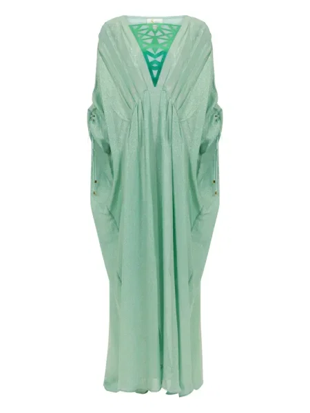 Rochie maxi Sana Osmani de costum verde
