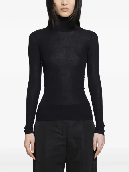 Lung top Jil Sander albastru