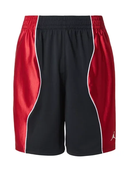 Jordan Sportovní kalhoty červená / černá bílá