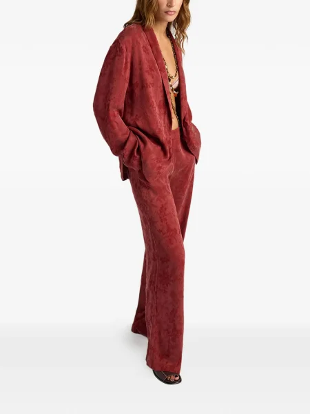 Pantaloni palazzo Momoni roșu