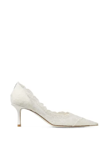 Pantofi cu toc Jimmy Choo din dantelă