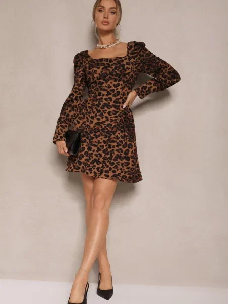 Rochie Resilae maro