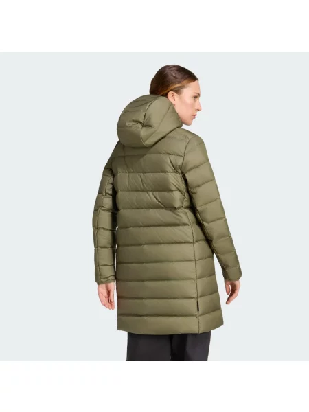 Parka Terrex Multi Light Down Hooded oliwkowa