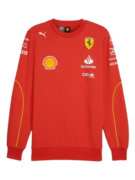 Hanorac crewneck Puma roșu