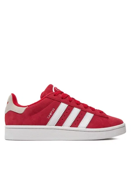 ADIDAS ORIGINALS Sportbačiai be auliuko Campus vyšninė / balta raudona