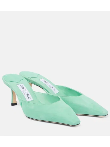 Mules Jimmy Choo iz semiša zelena