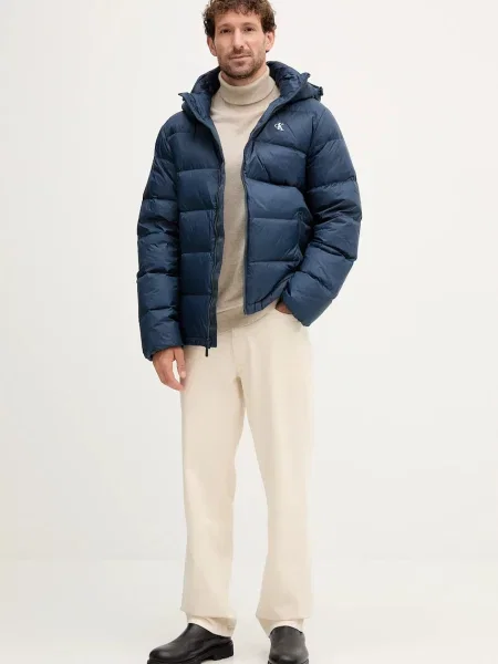 Calvin Klein Jeans Geacă din puf Bleumarin