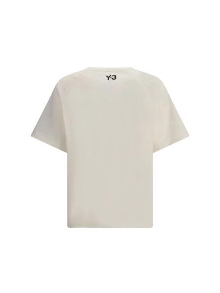 T-shirt Raw Edge 3 Stripes Short Sleeve T-Shirt Chalk White XL biała