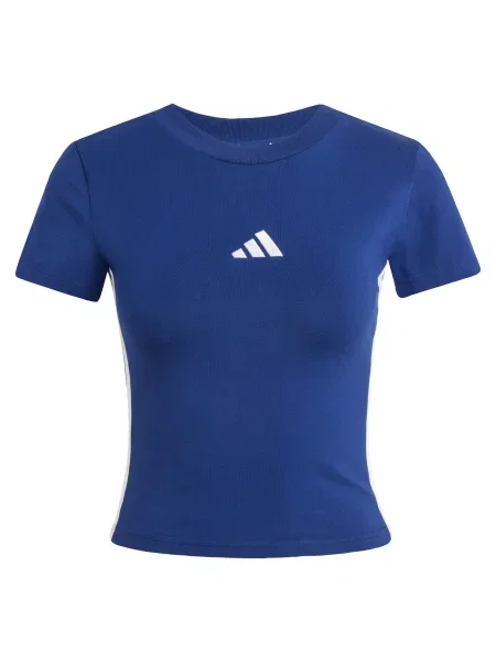 ADIDAS SPORTSWEAR Tricou funcțional Essentials albastru închis alb