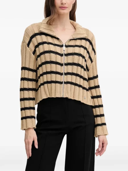 Cardigan Dkny cu dungi maro
