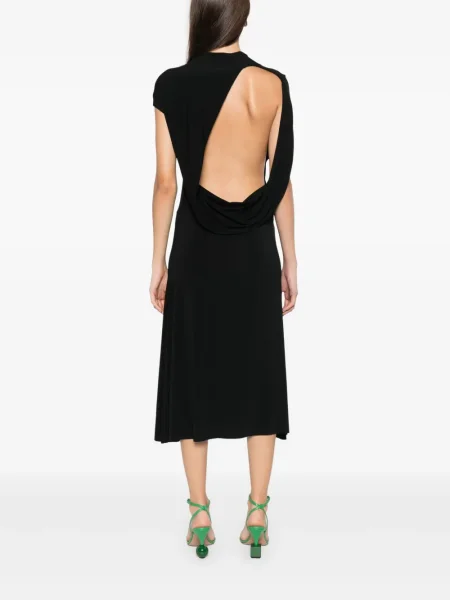 Костюм миди рокля Jacquemus до коляното черно