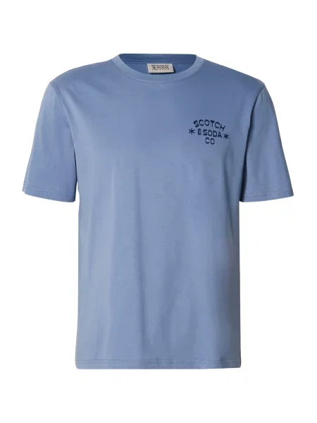 SCOTCH & SODA Tričko námornícka / opálová modrá