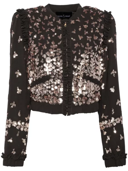 Kurtka bomber Needle & Thread szary