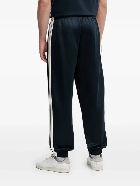 Pruhované běžecké běžecké boty Adidas Run 70S s potiskem černé