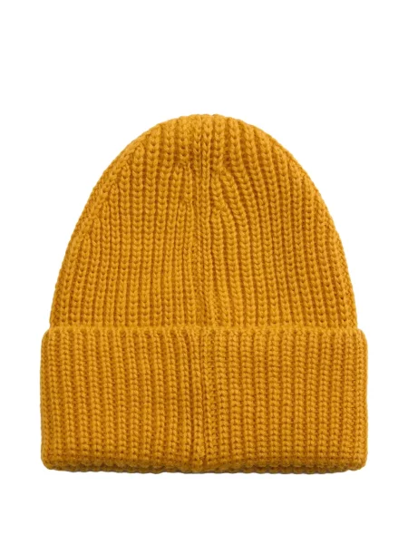 Căciulă Woolrich tricotate cu autograf galben