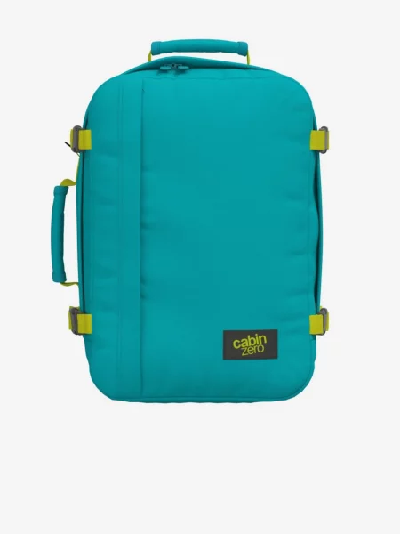 CabinZero Classic 36 l aqua lagoon turistický batoh tyrkysová