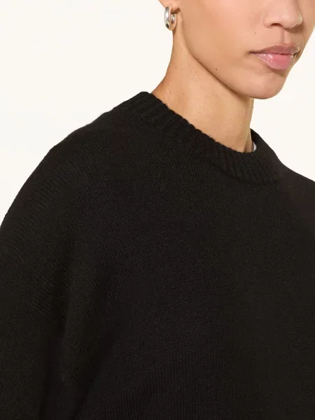 Arket Oversized Svetr Z Kašmíru černá