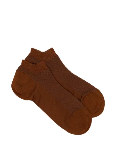 Șosete Zegna tricotate maro