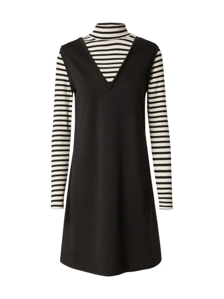ONLY Rochie ONLEVA negru alb