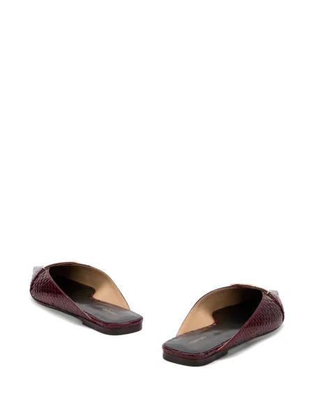 Papuci tip mules Tom Ford roșu