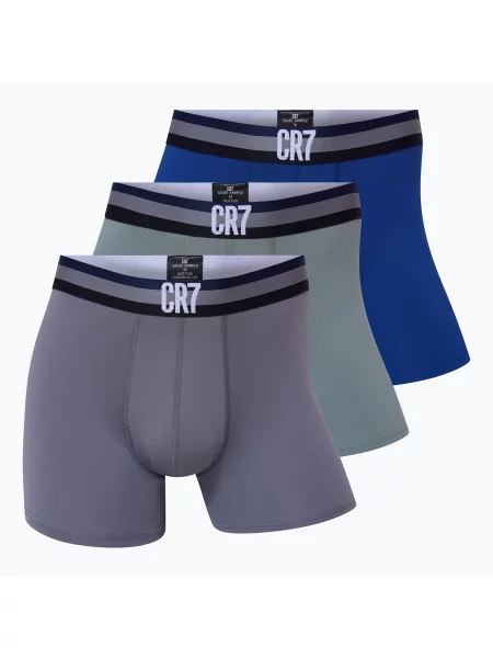 Boxeri pentru bărbați Basic Trunk 3 perechi multicolour
