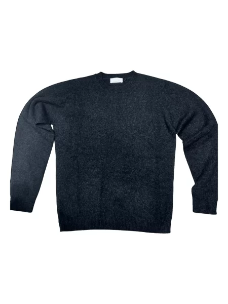 Sweter Roberto Collina z wełny merino niebieski