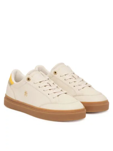 Tenisice Tommy Hilfiger CHIC SNEAKER ELEVATED bež