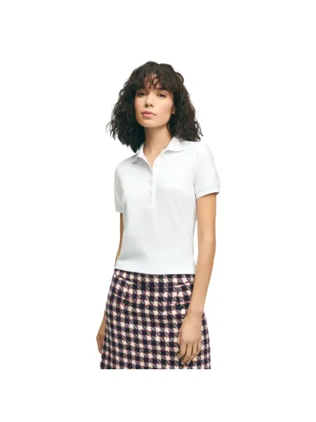 Polo Brooks Brothers ze stretchu białe