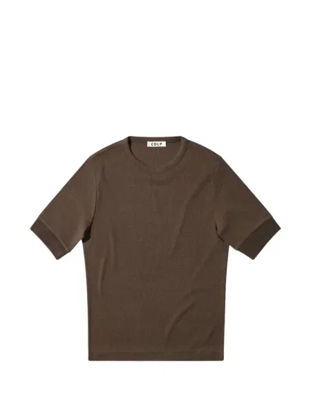 Scurt tricou Cdlp tricotate maro