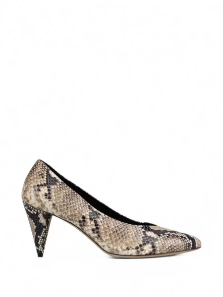 Pantofi cu toc Victoria Beckham din piele cu imagine cu model piele de șarpe