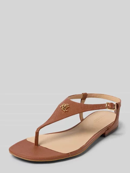 Japonki Lauren Ralph Lauren brązowe