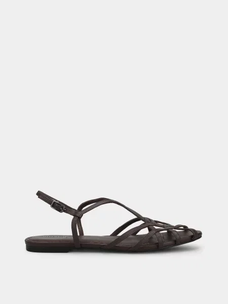 Шкіряні Сандалії INTERTOP MAVKA темно-коричневий коричневі