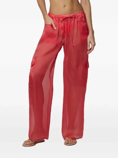 Pantaloni cargo Kiki De Montparnasse roz