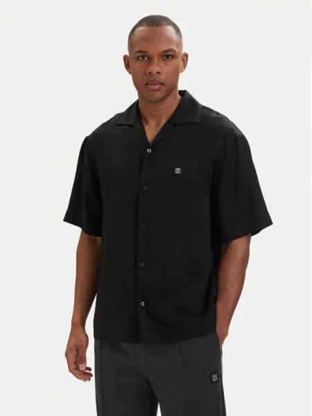 HUGO Cămașă Espino Oversize negru