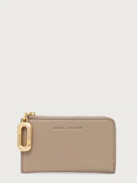 MARC JACOBS portofel pentru femei din piele SCENE bej