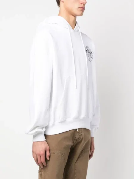 Hoodie Off-white λευκό