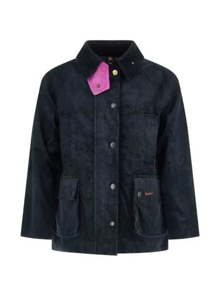 Palton Barbour de catifea cord albastru