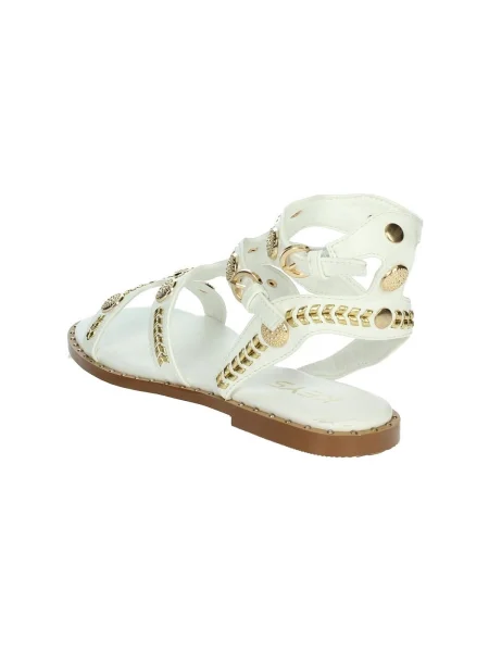 Pantofi Keys alb