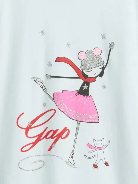 Gyerek póló Gap világoskék